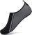 SAGUARO Escarpines Hombre Mujer Zapatos de Agua Ligeros Antideslizante Zapatillas Playa Respirable Secado Rápido Calzado Piscina para Rio Acuáticos Surf, Gris 36/37EU